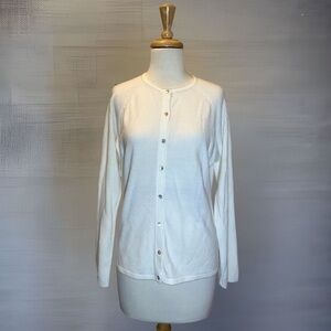 CAROLYN Taylor: Vintage pale cream cardigan